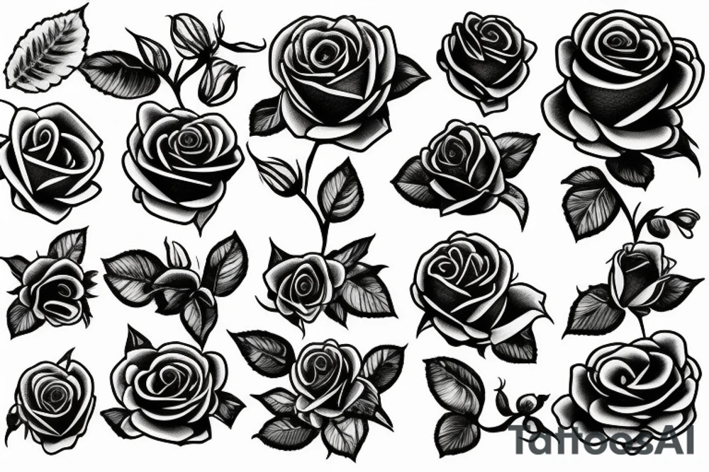 Roses tattoo idea