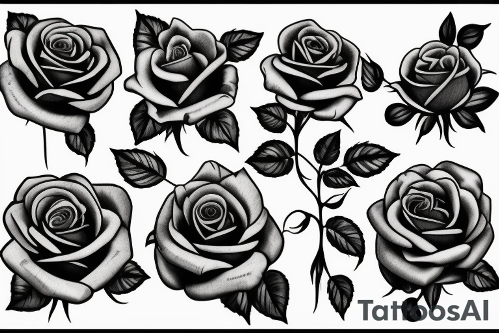 Roses tattoo idea
