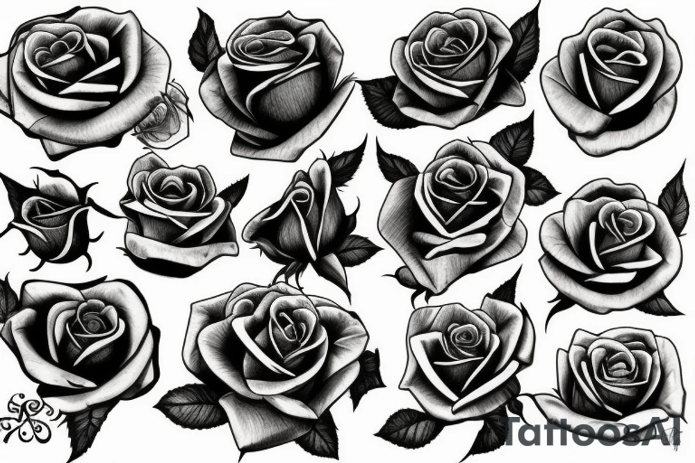 Roses tattoo idea