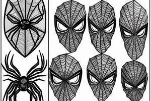 Realistic spider tattoo idea