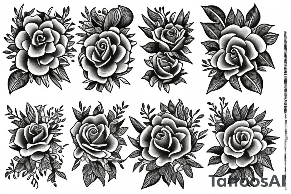 Flowers tattoo idea