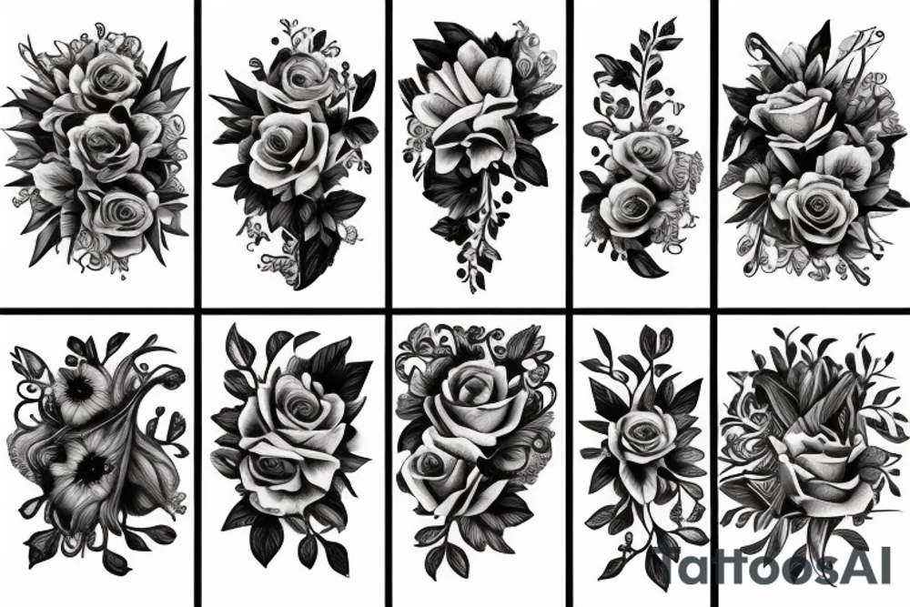 Flowers tattoo idea
