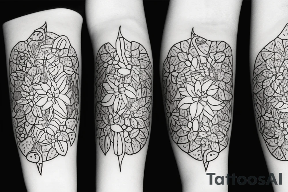 Flowers tattoo idea