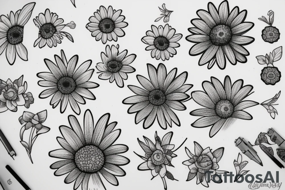 Daisy tattoo idea