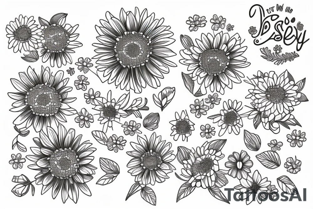 Daisy tattoo idea