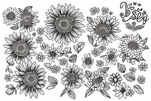 Daisy tattoo idea