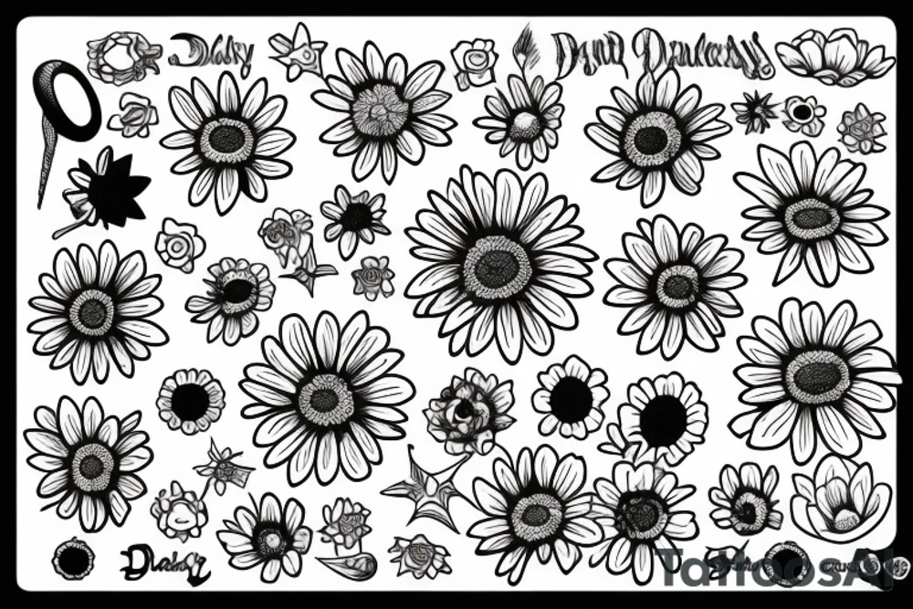 Daisy tattoo idea