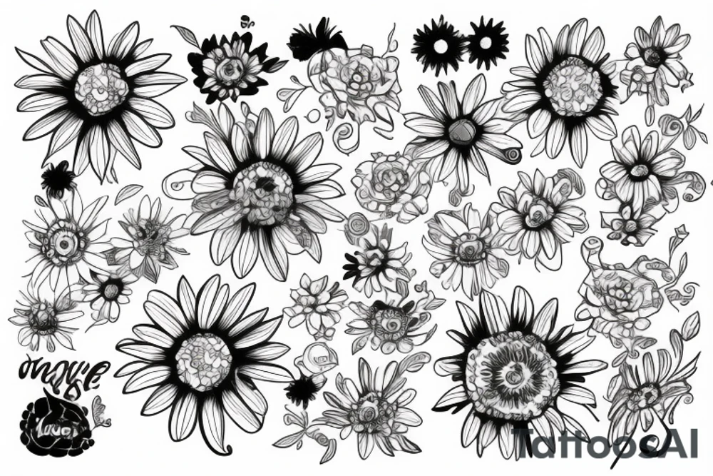 Daisy tattoo idea