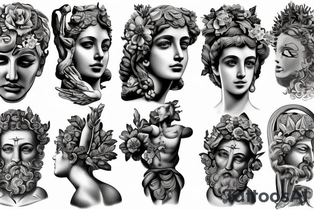 Greek Statue tattoo idea