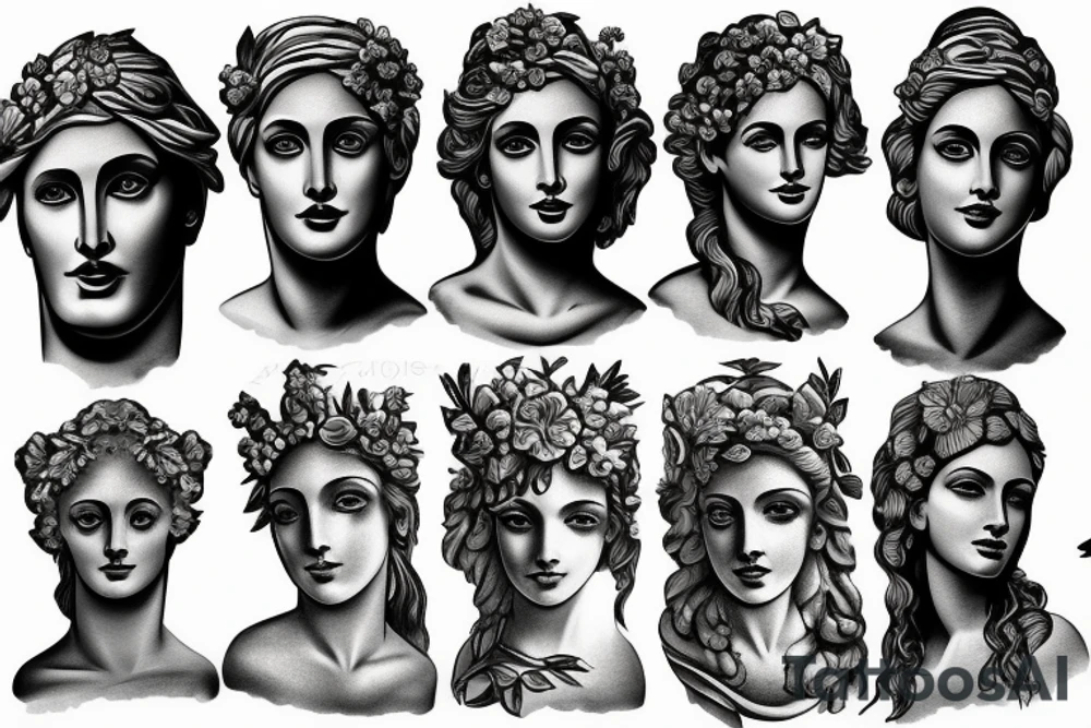 Greek Statue tattoo idea