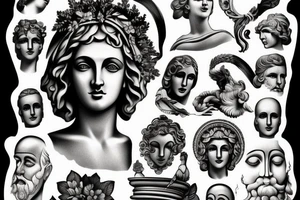 Greek Statue tattoo idea