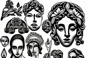 Greek Statue tattoo idea