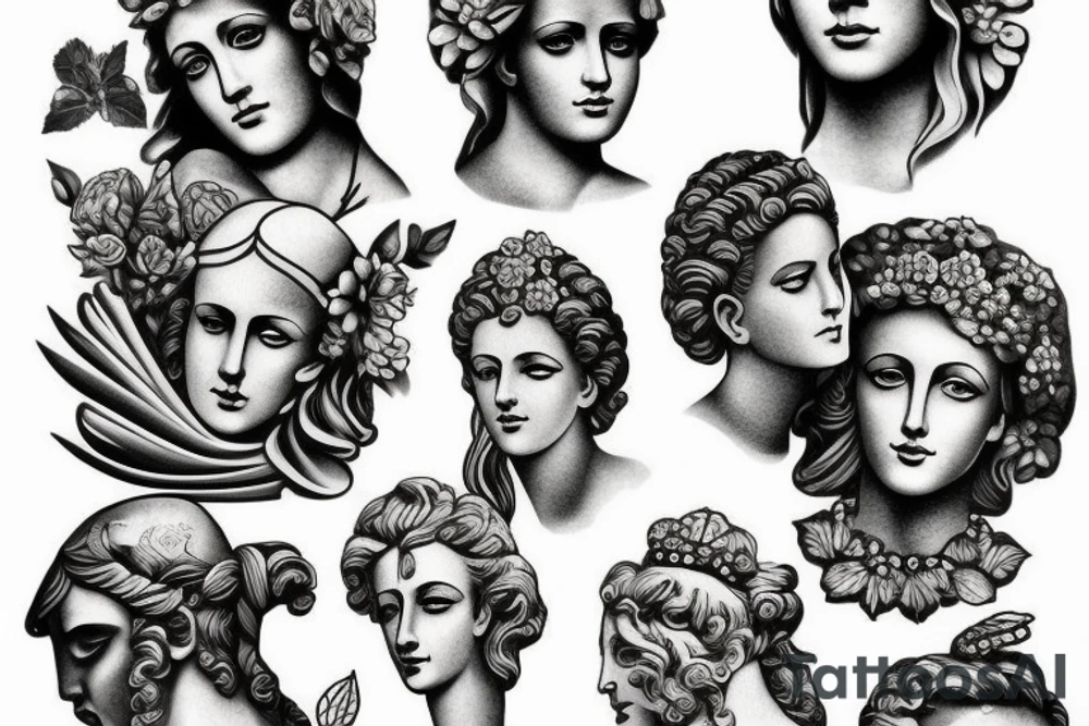 Greek Statue tattoo idea