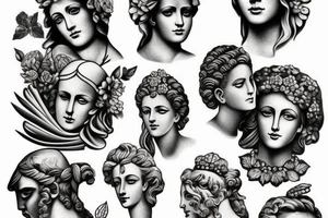 Greek Statue tattoo idea
