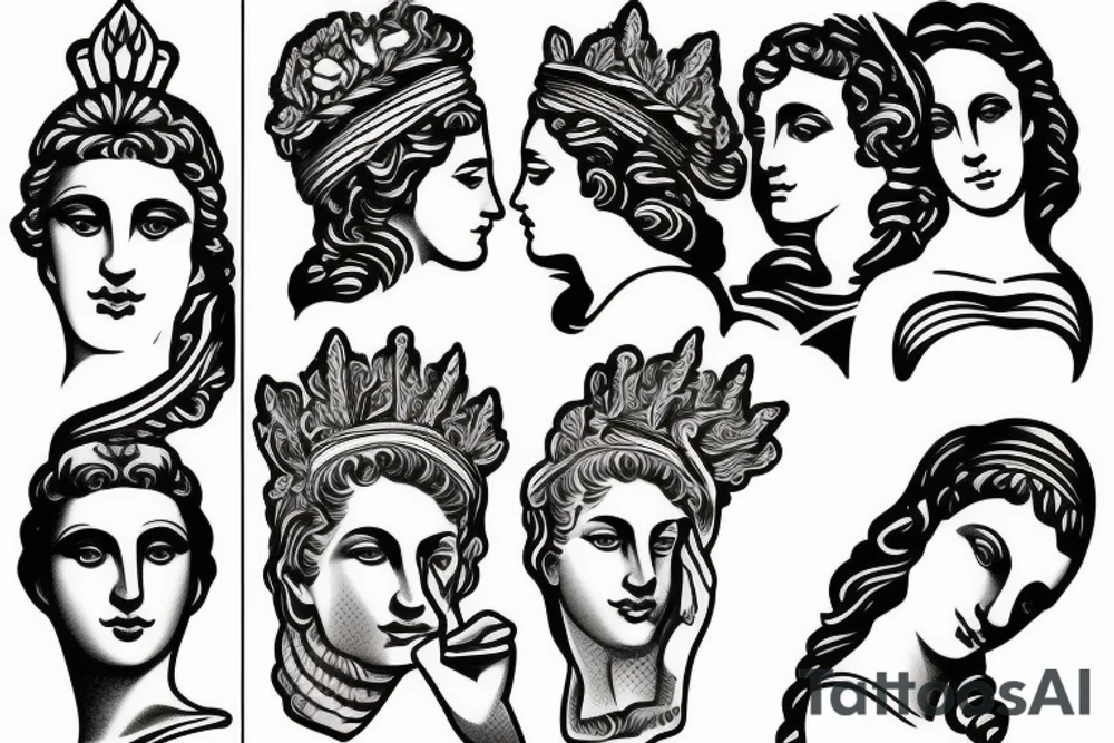 Greek Statue tattoo idea