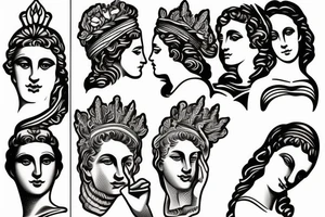 Greek Statue tattoo idea