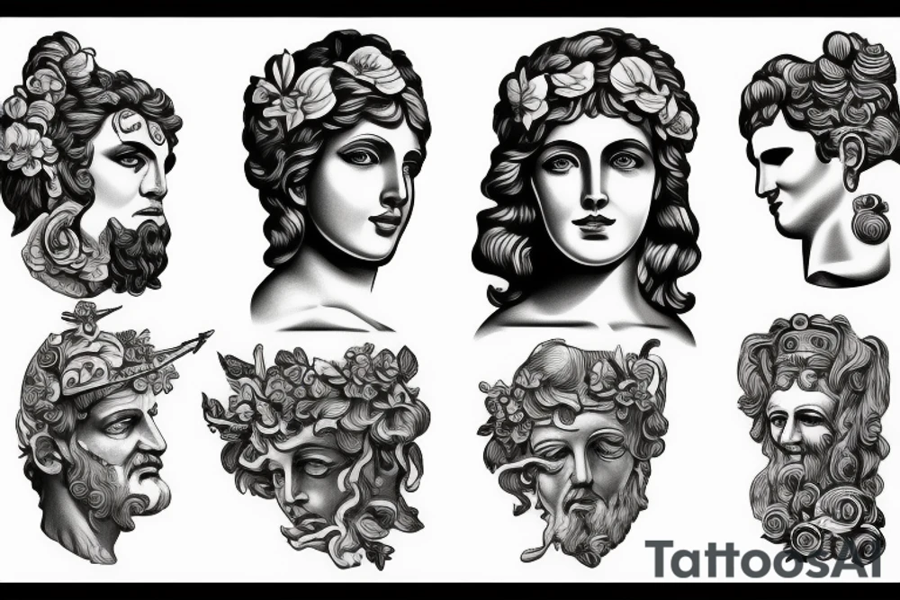 Greek Statue tattoo idea