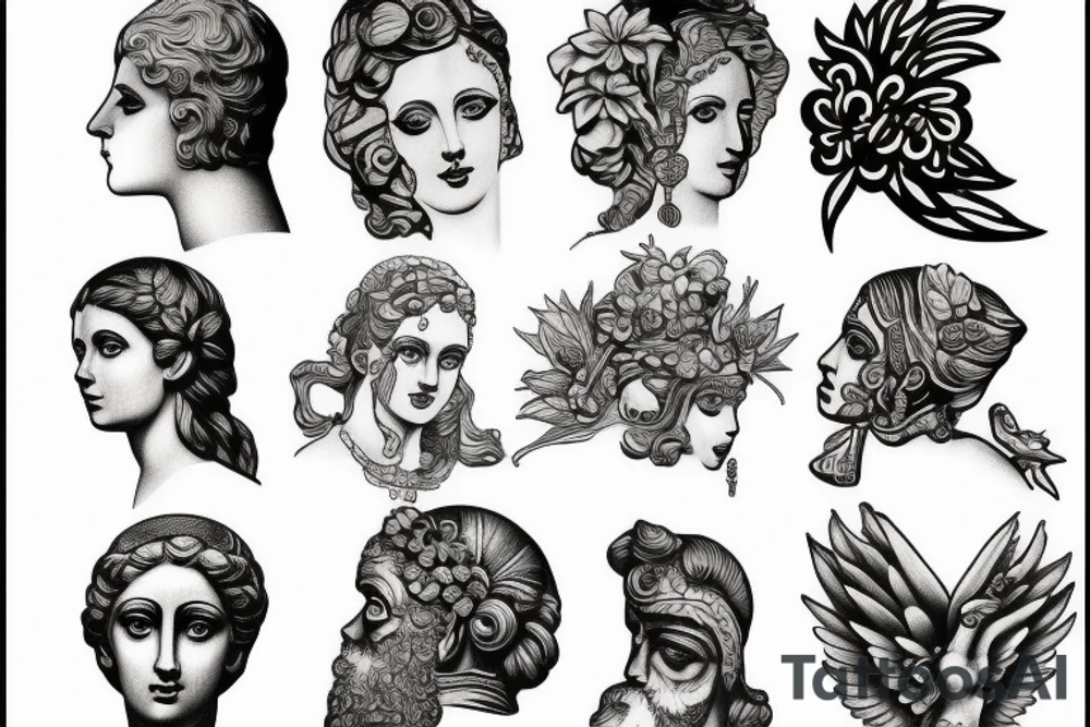 Greek Statue tattoo idea