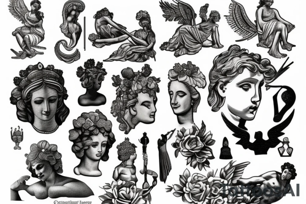 Greek Statue tattoo idea