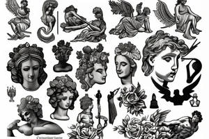 Greek Statue tattoo idea