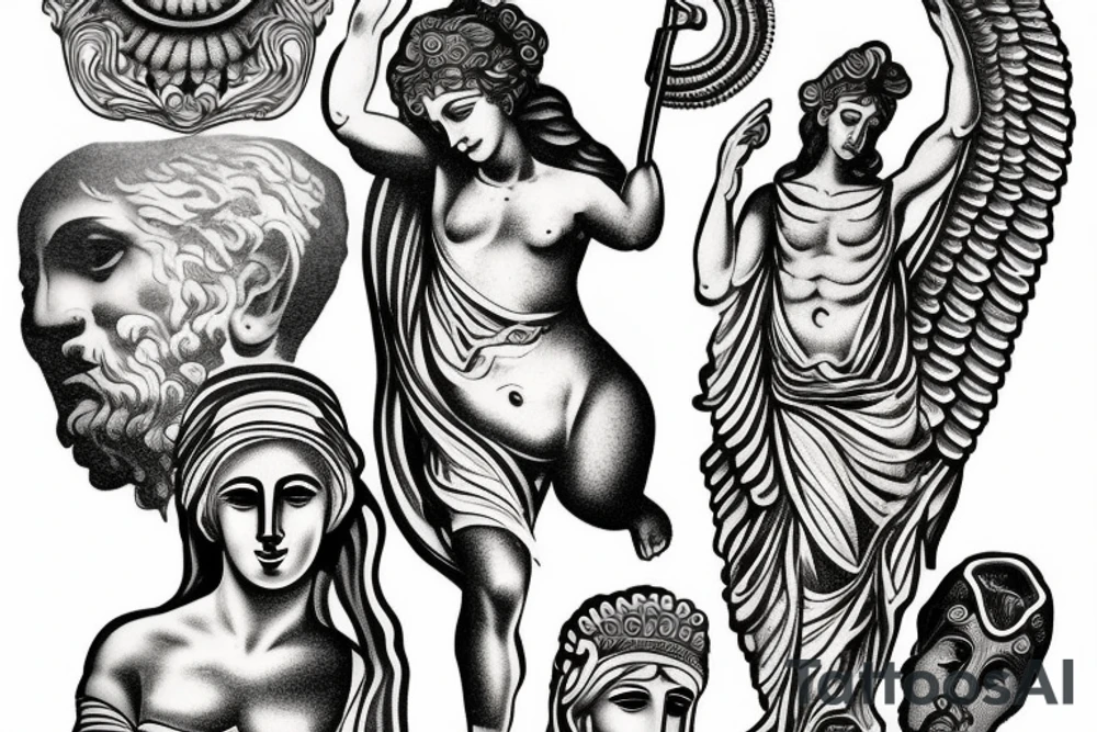 Greek Statue tattoo idea