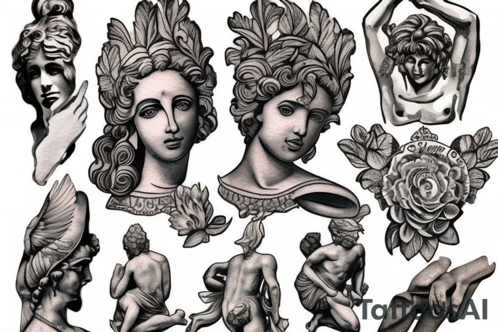Greek Statue tattoo idea
