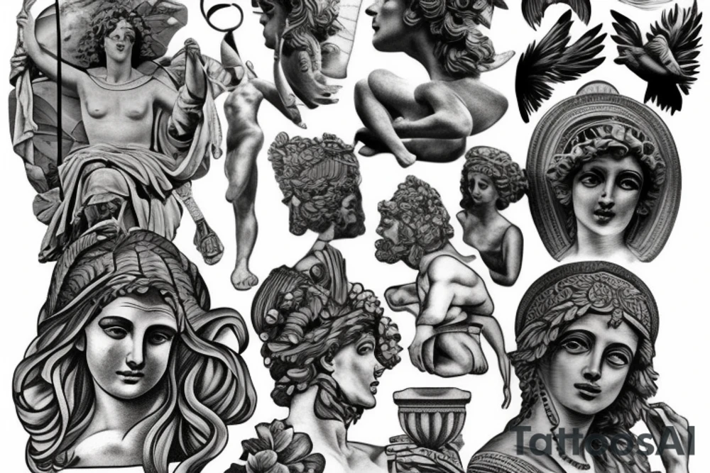 Greek Statue tattoo idea