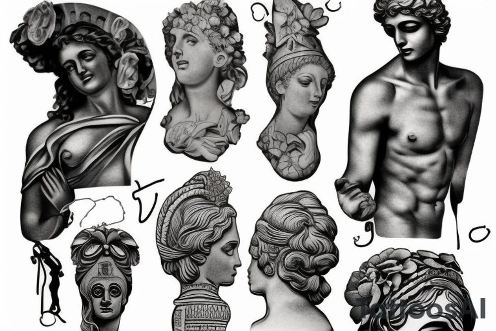 Greek Statue tattoo idea