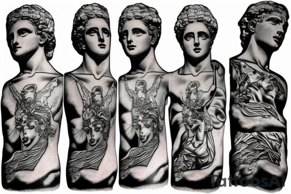 Greek Statue tattoo idea