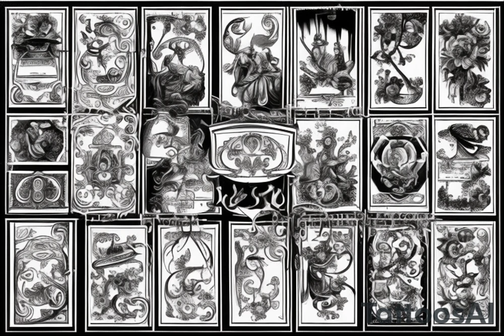 Baroque styled mailman tattoo idea