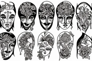 The Greek tale of Narcissus tattoo idea