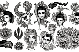 The Greek tale of Narcissus tattoo idea