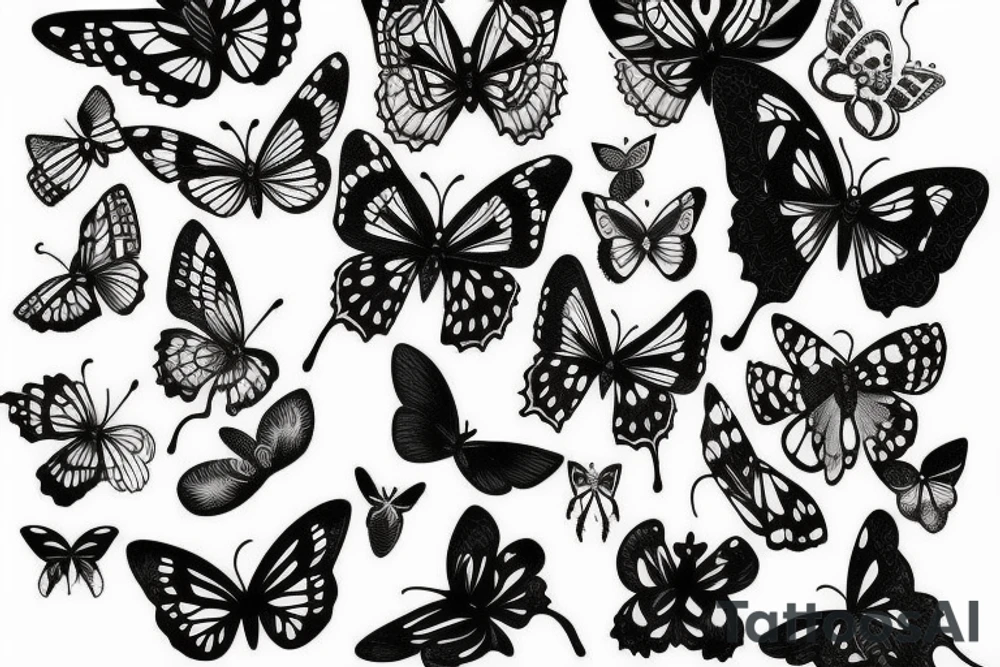 Butterfly tattoo idea