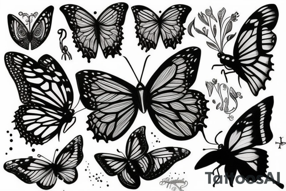 Butterfly tattoo idea