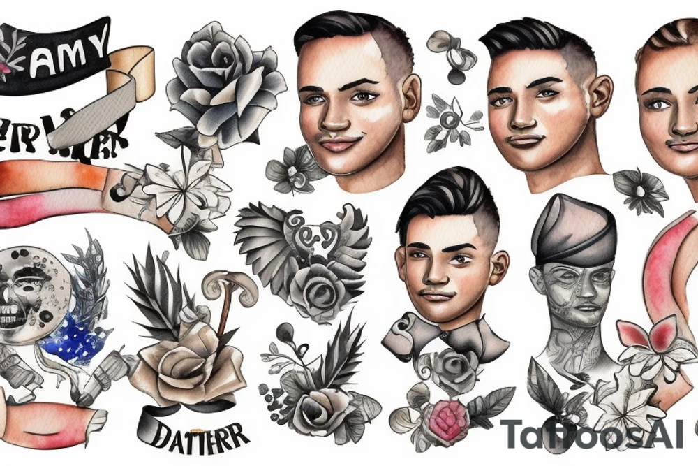 army father tattoo idea