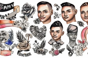 army father tattoo idea