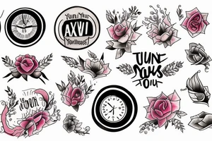 turn your nerves into excitement tattoo idea