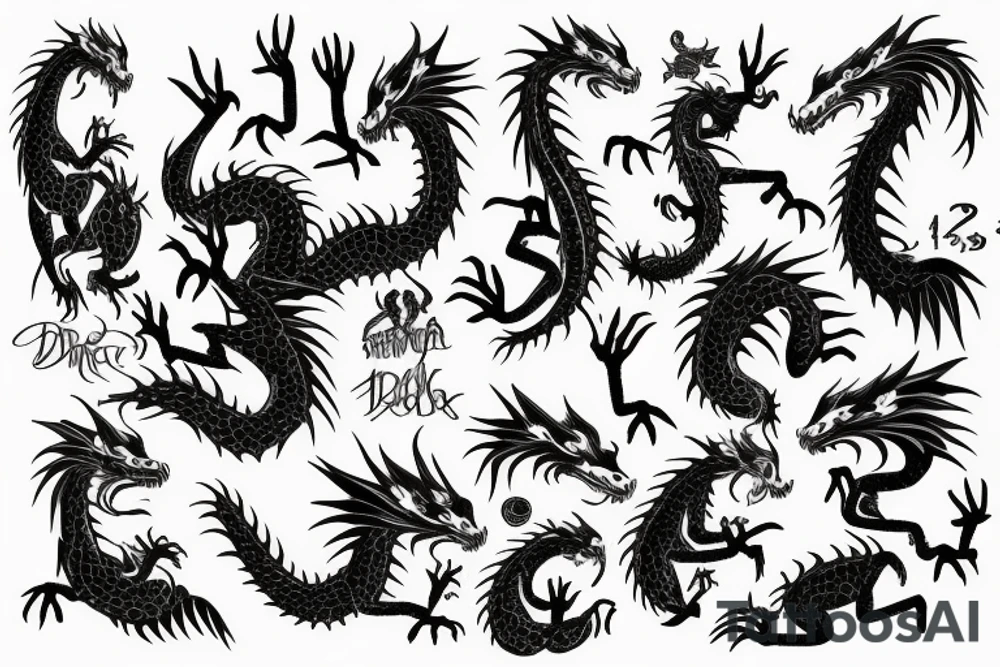 Dragon tattoo idea