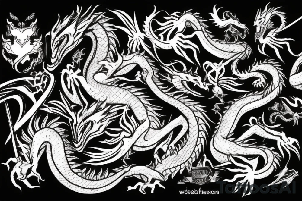 Dragon tattoo idea
