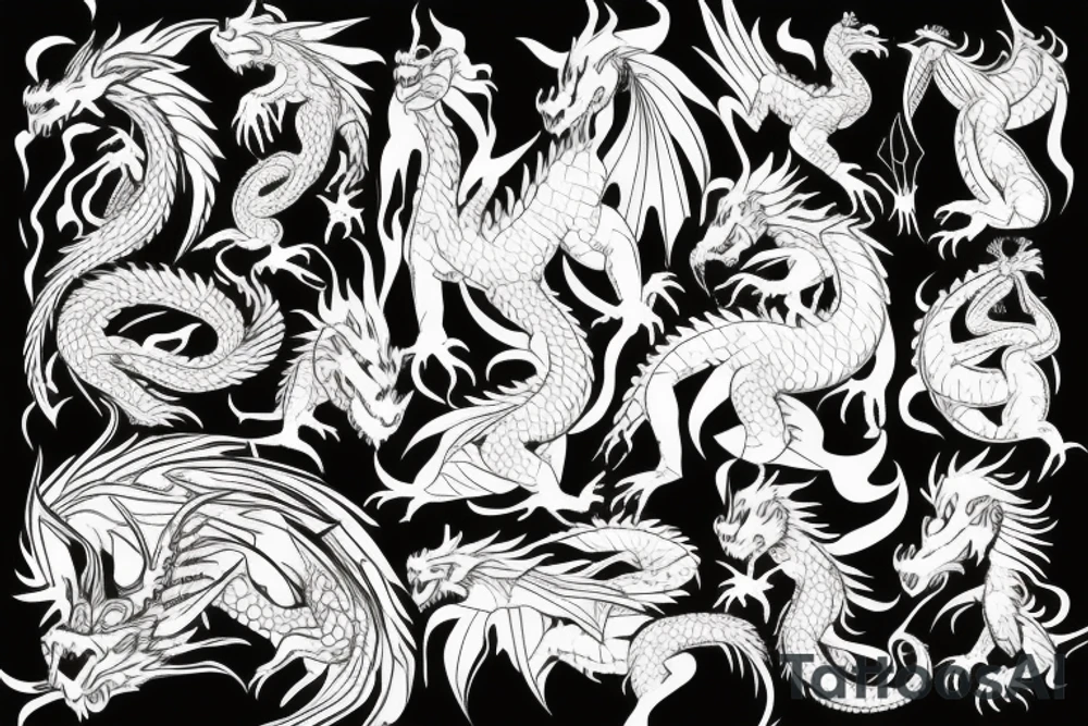 Dragon tattoo idea