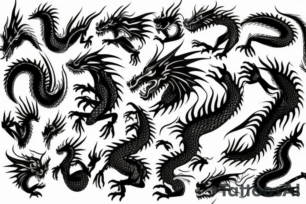 Dragon tattoo idea