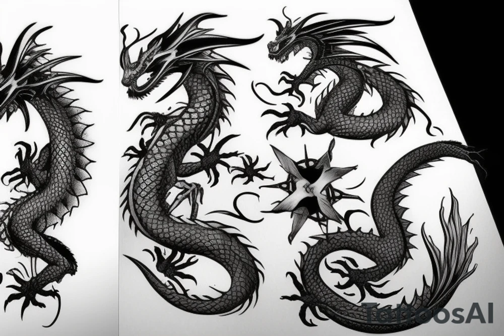 Dragon tattoo idea