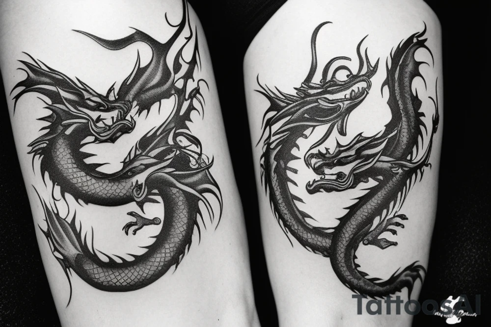 Dragon tattoo idea