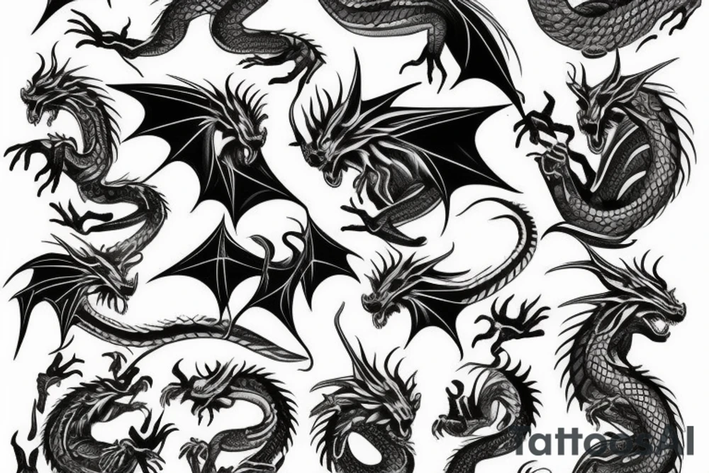 Dragon tattoo idea