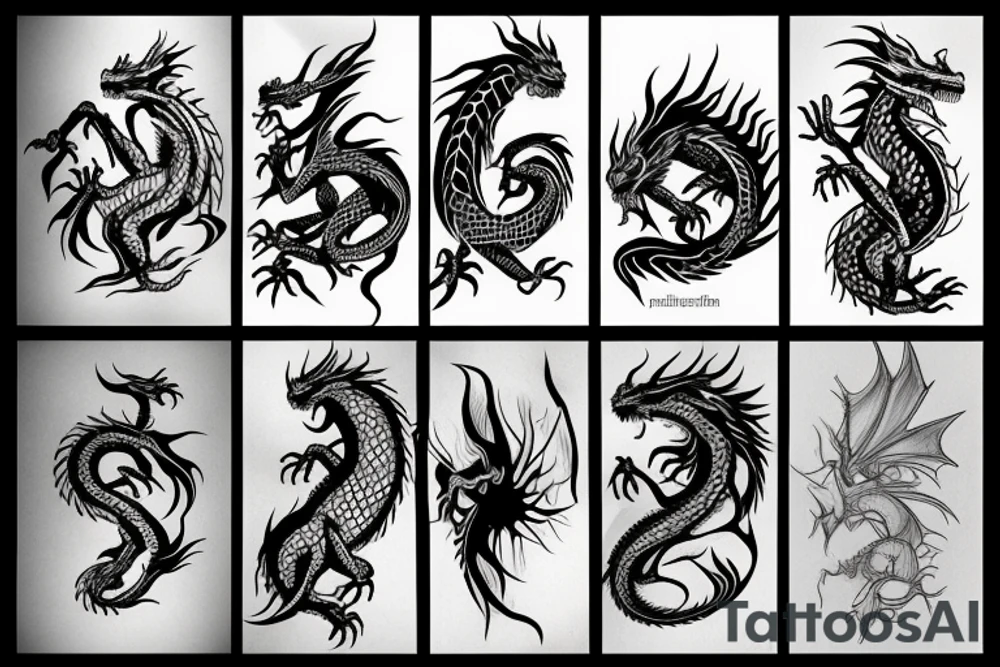Dragon tattoo idea