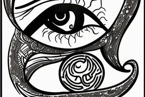eye of horus tattoo idea