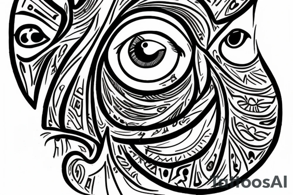 eye of horus tattoo idea