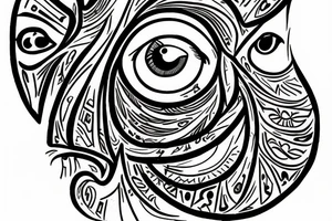 eye of horus tattoo idea