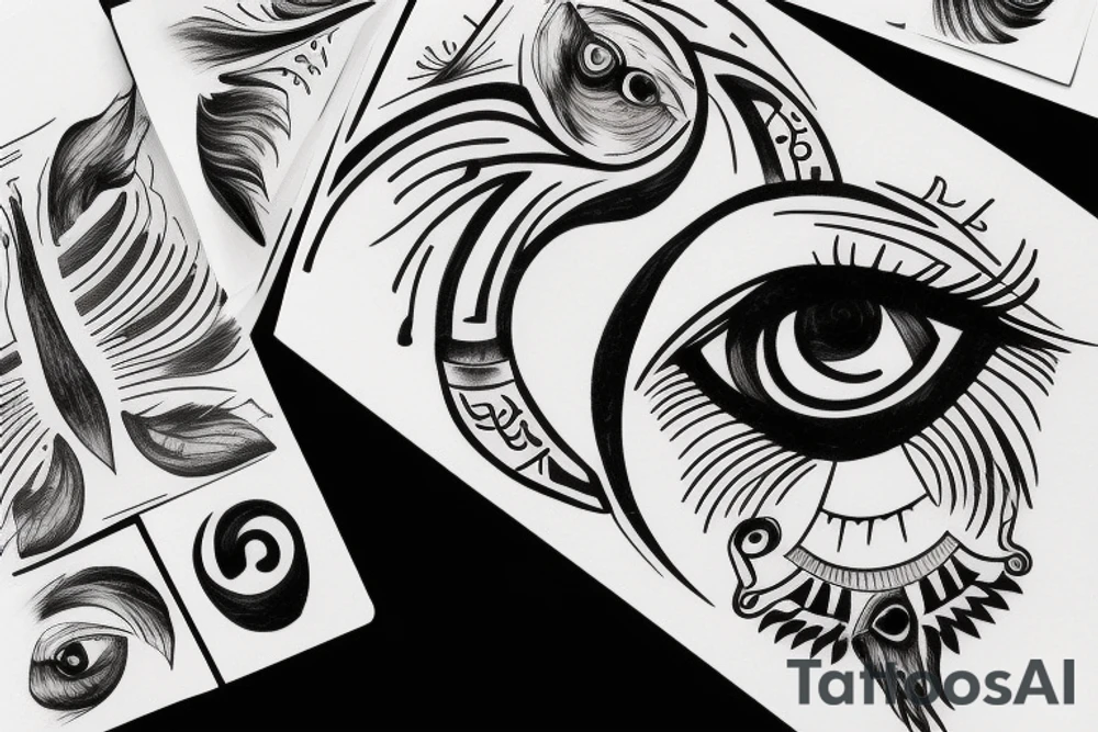 eye of horus tattoo idea