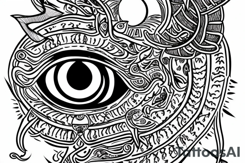 eye of horus tattoo idea